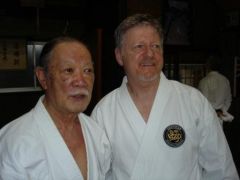 Toru Yamaguchi Sensei avec Alain Faucher Sensei