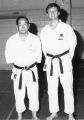 Nakayama Sensei et Alain Faucher en 1986